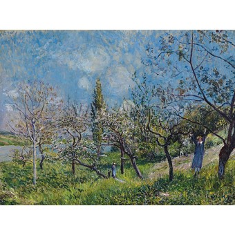 Овощна градина през пролетта (1881) РЕПРОДУКЦИИ НА КАРТИНИ